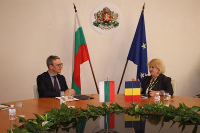 Газ, ток и мостове над Дунав: министър Трайков и посланика на Румъния у нас обсъдиха стратегически връзки в региона