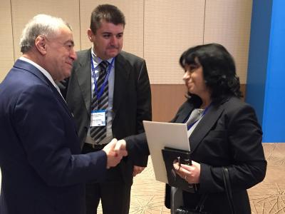 Министър Теменужка Петкова и министърът на енергетиката на Азербайджан Натиг Алиев 